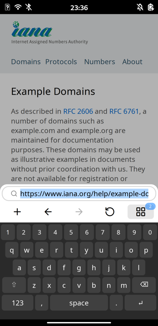 Editing the current page URL