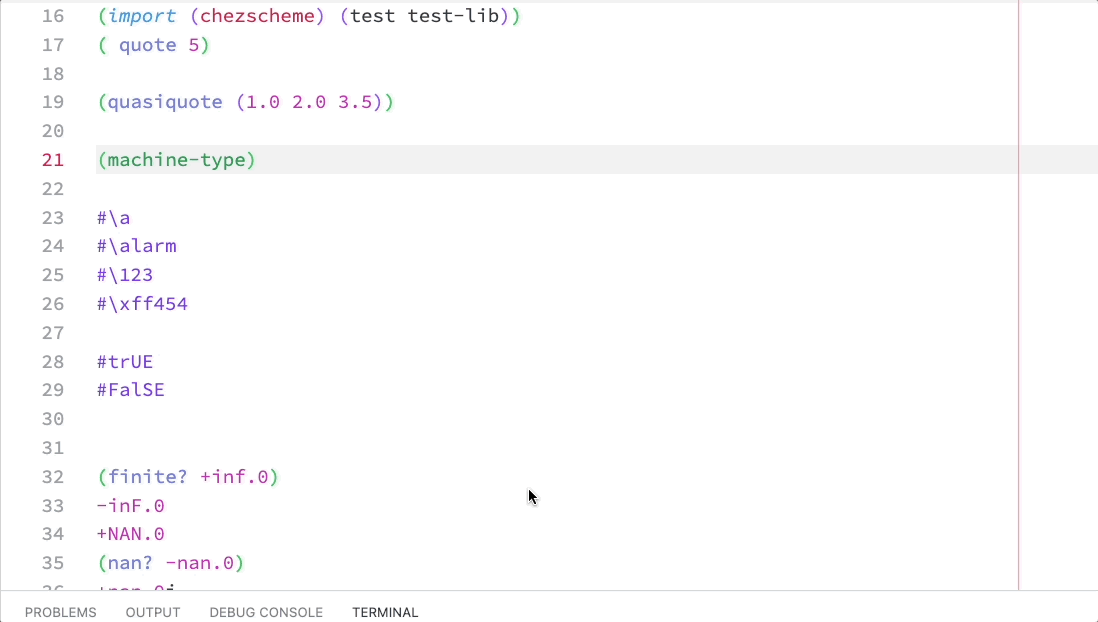 Video of Inline Evaluation