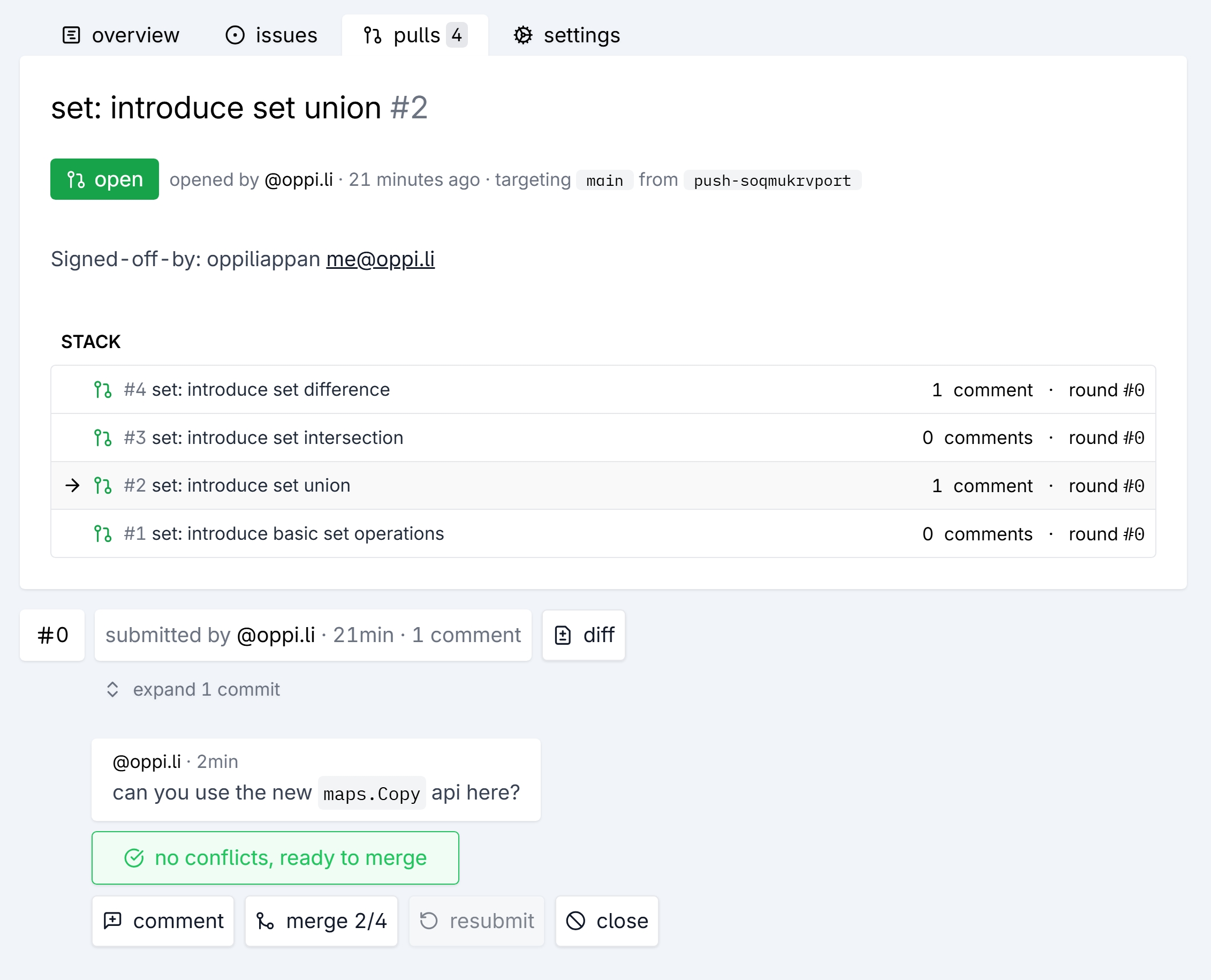 A review on the set union implementation