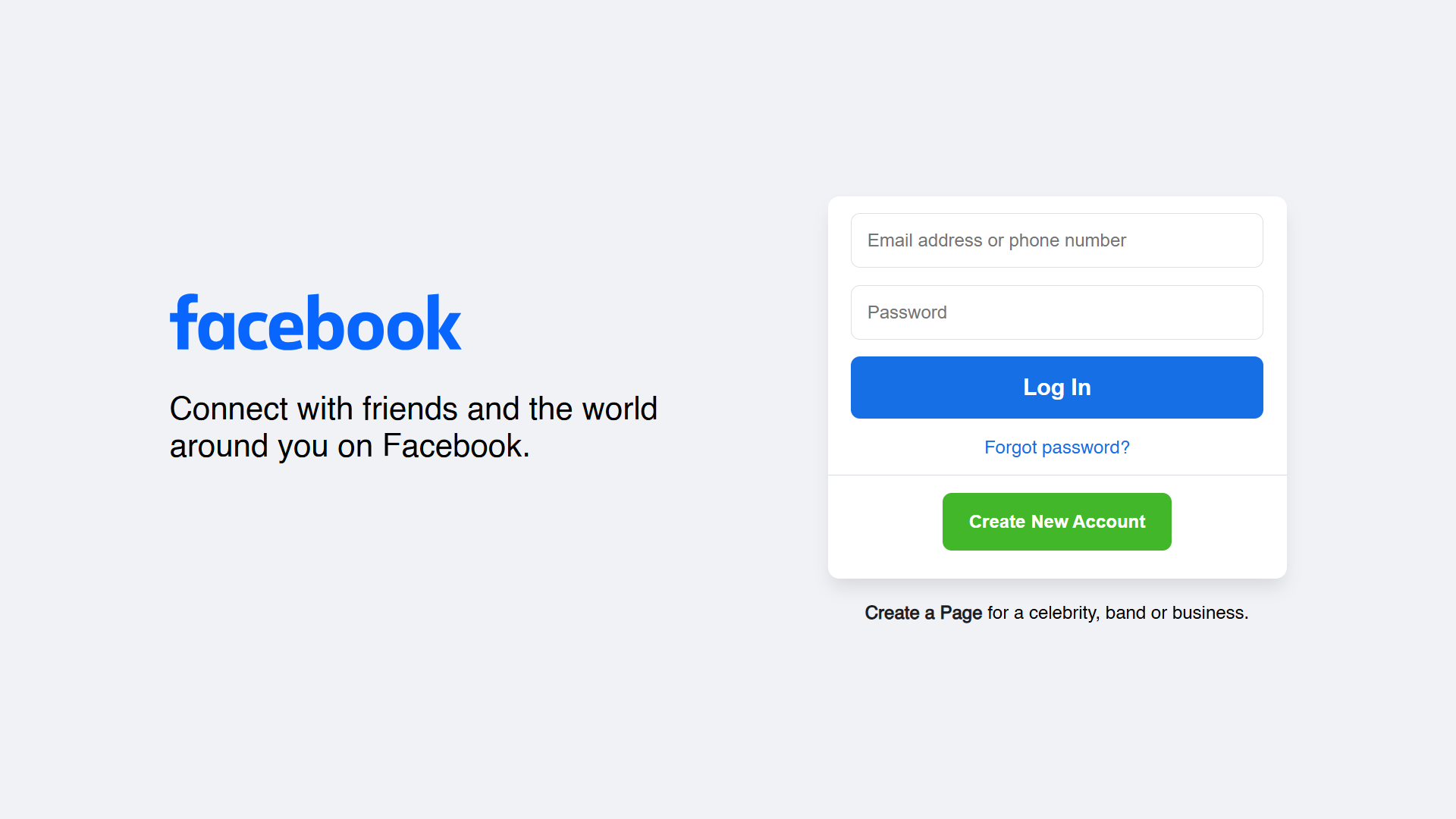 Facephish Login Page