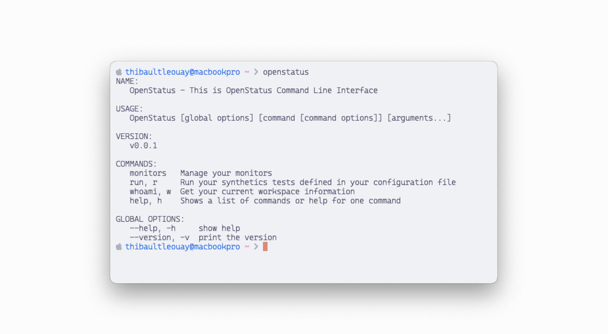 apps/docs/src/assets/tutorial/get-started-with-openstatus-cli/CLI.png