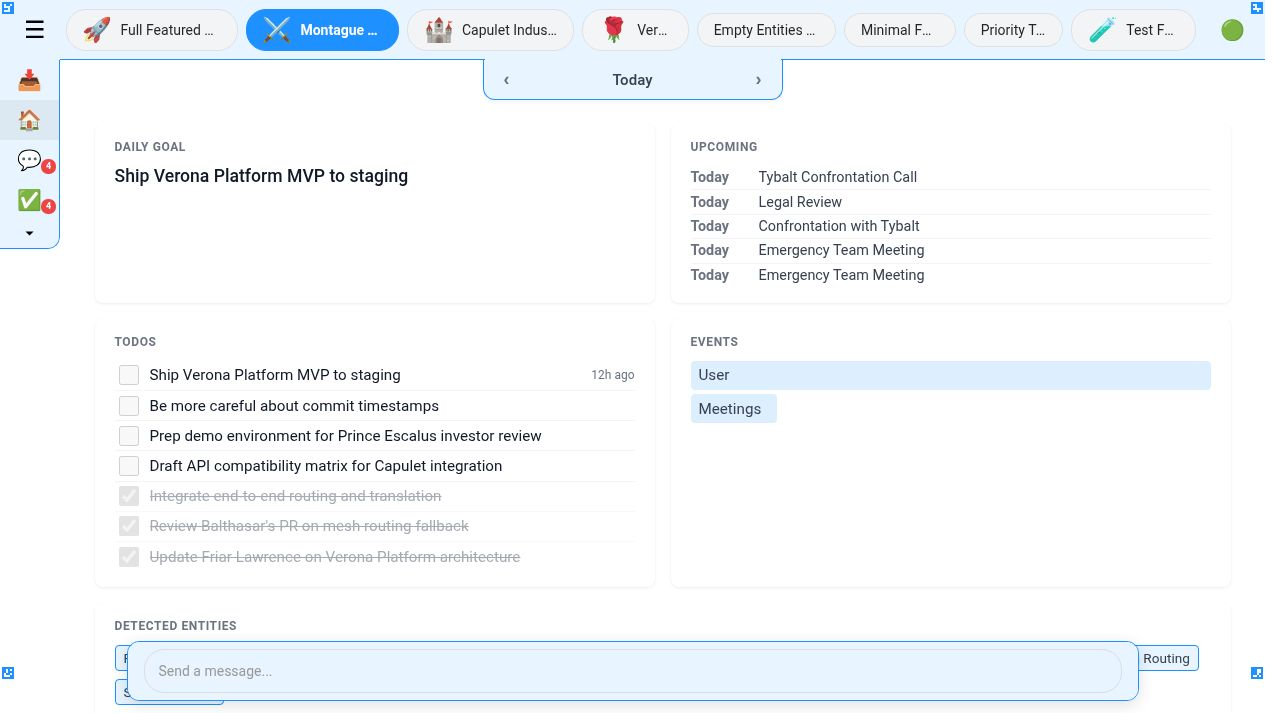 solstone daily dashboard