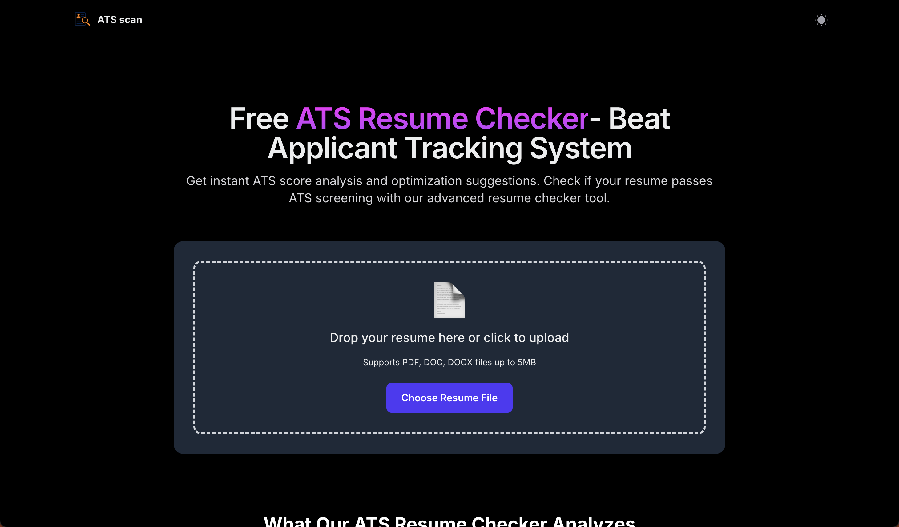 ATS scan Cover Image