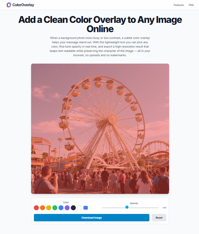 color overlay Cover Image