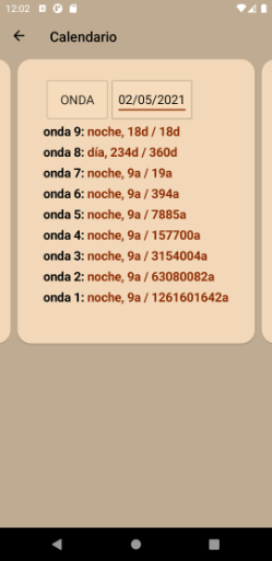 Screenshot 2 of the smartphone app
