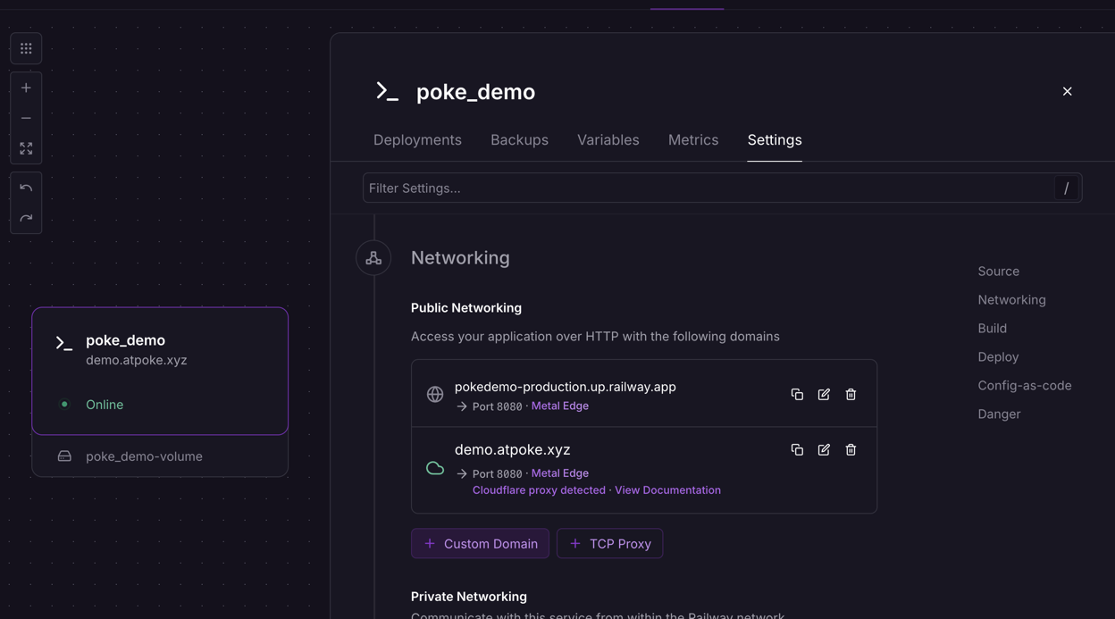 railway custom domain