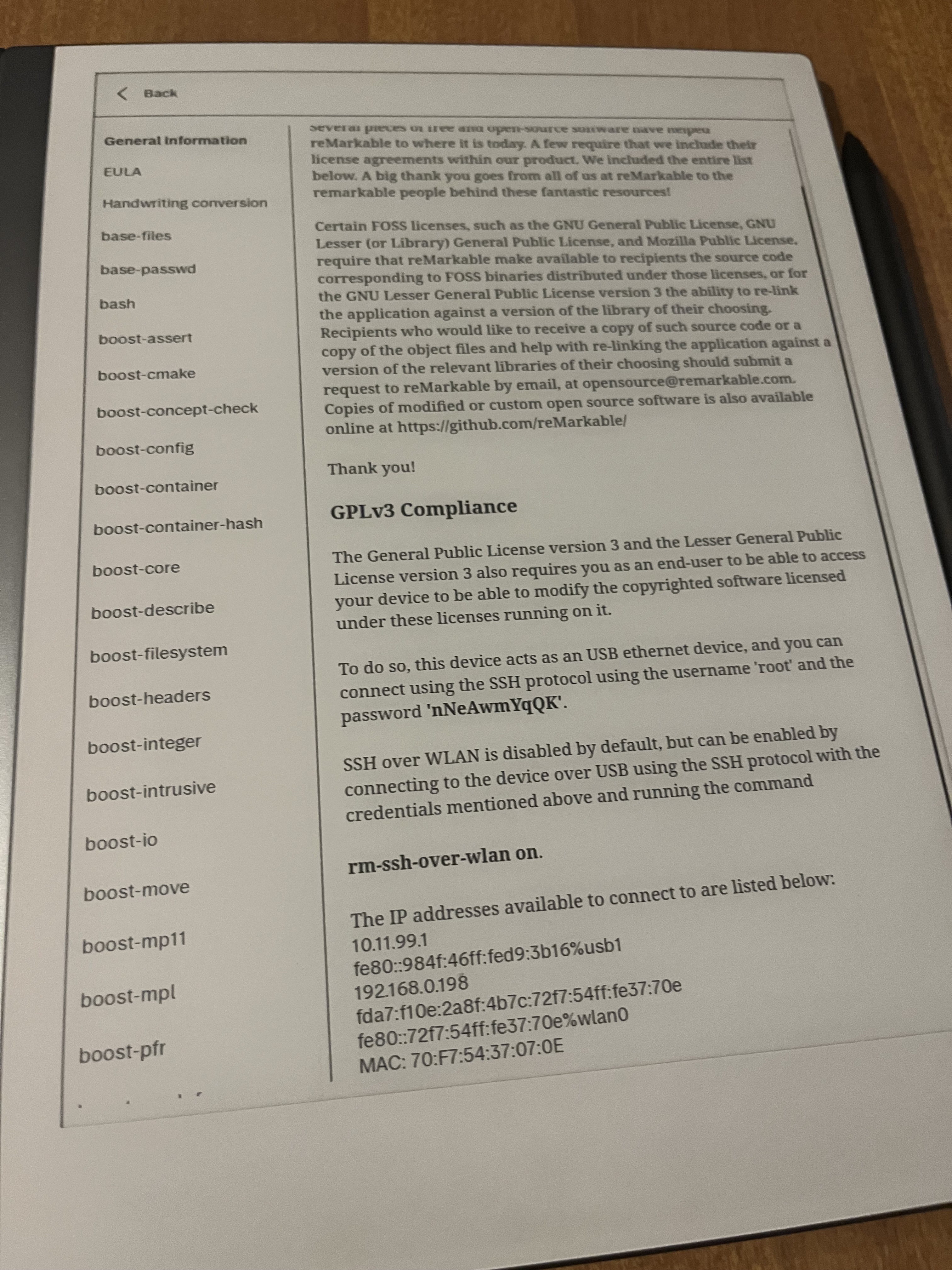 the copyright section