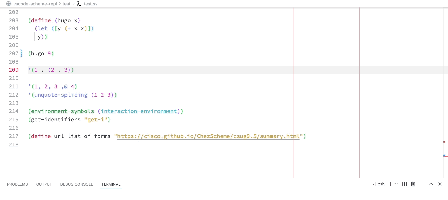 Video of syntax check