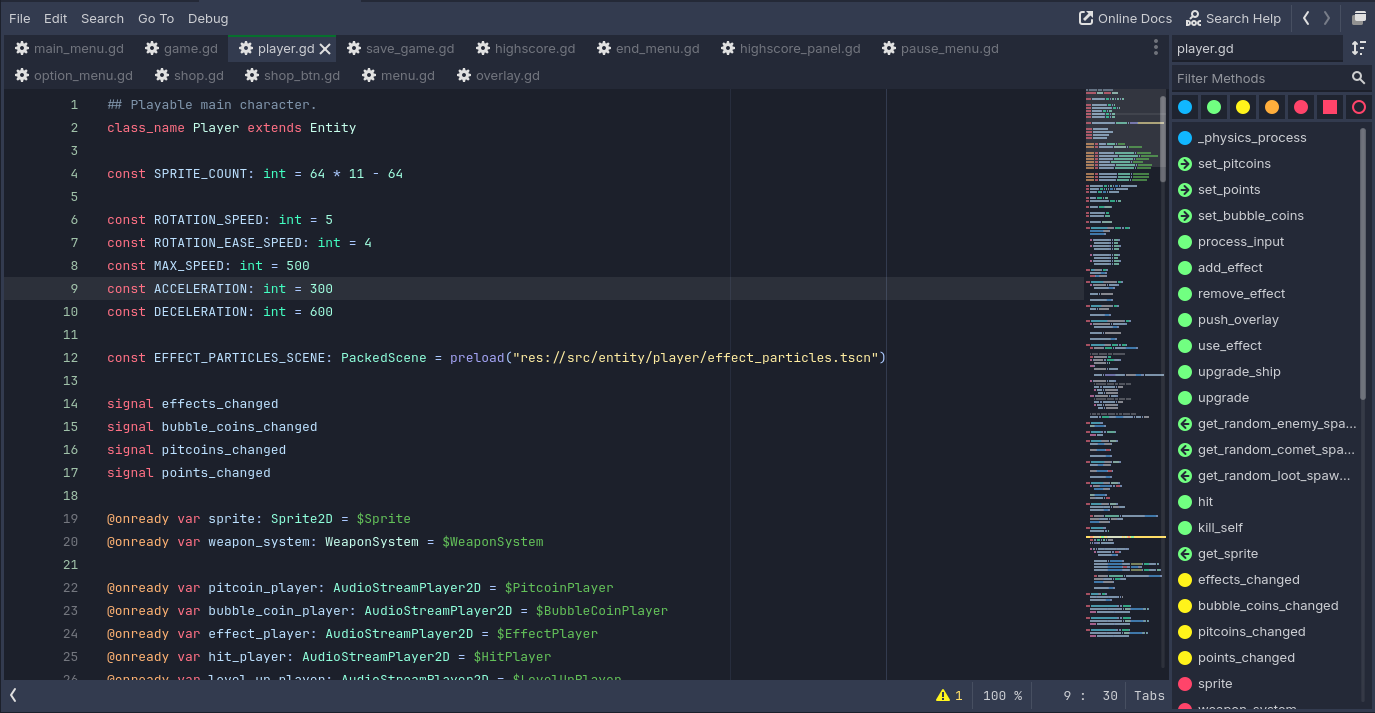 Example of Script-IDE