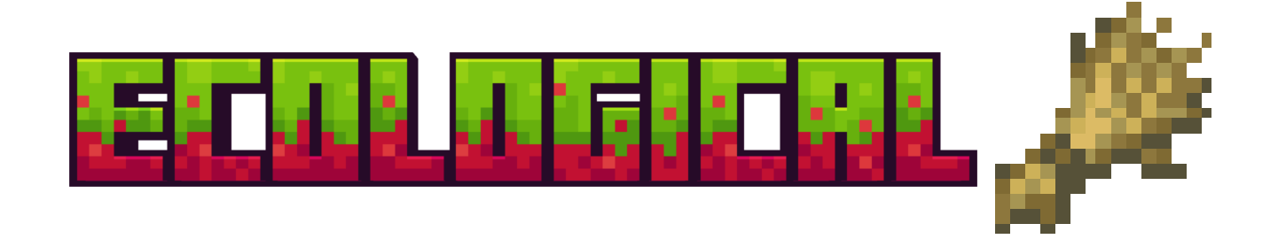 Title text - It says ecological with a piece of wheat off to the right