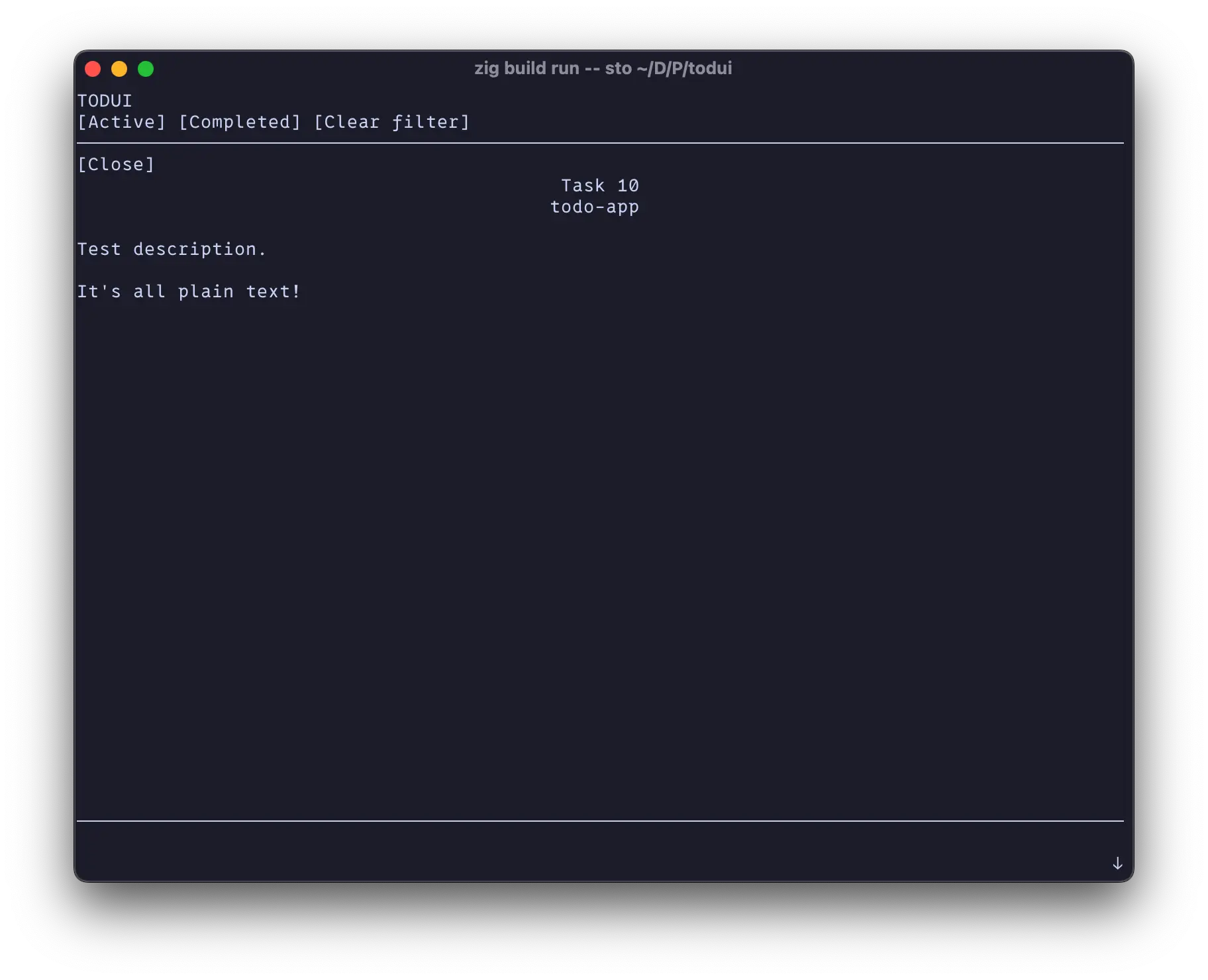 Todui task details at commit hash 2d2f133904a97292c5ac50917e7ed175fb71a569